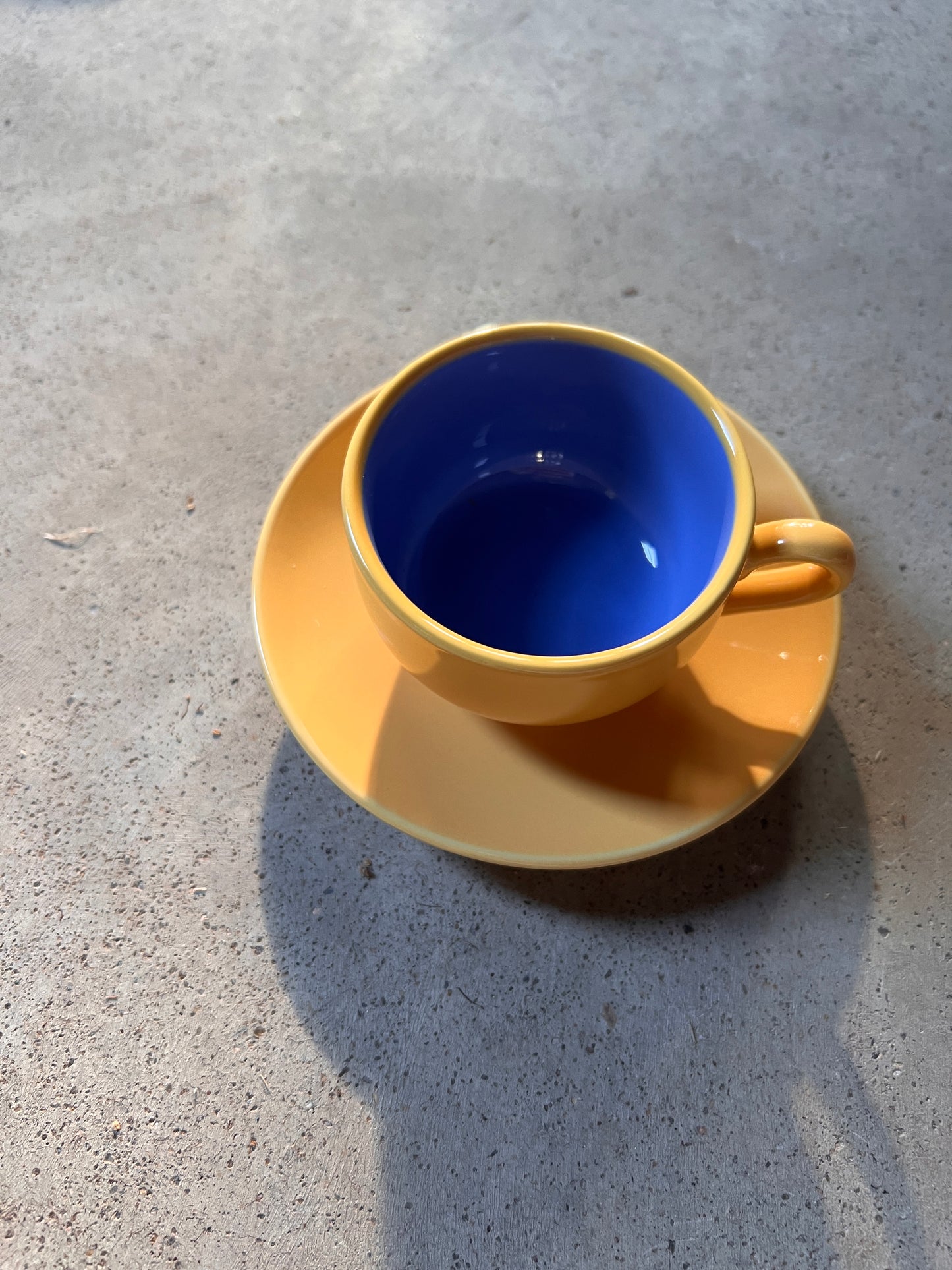 Vintage 1980s Lindt Stymeist Colorways Espresso Coffee Cup & Saucer