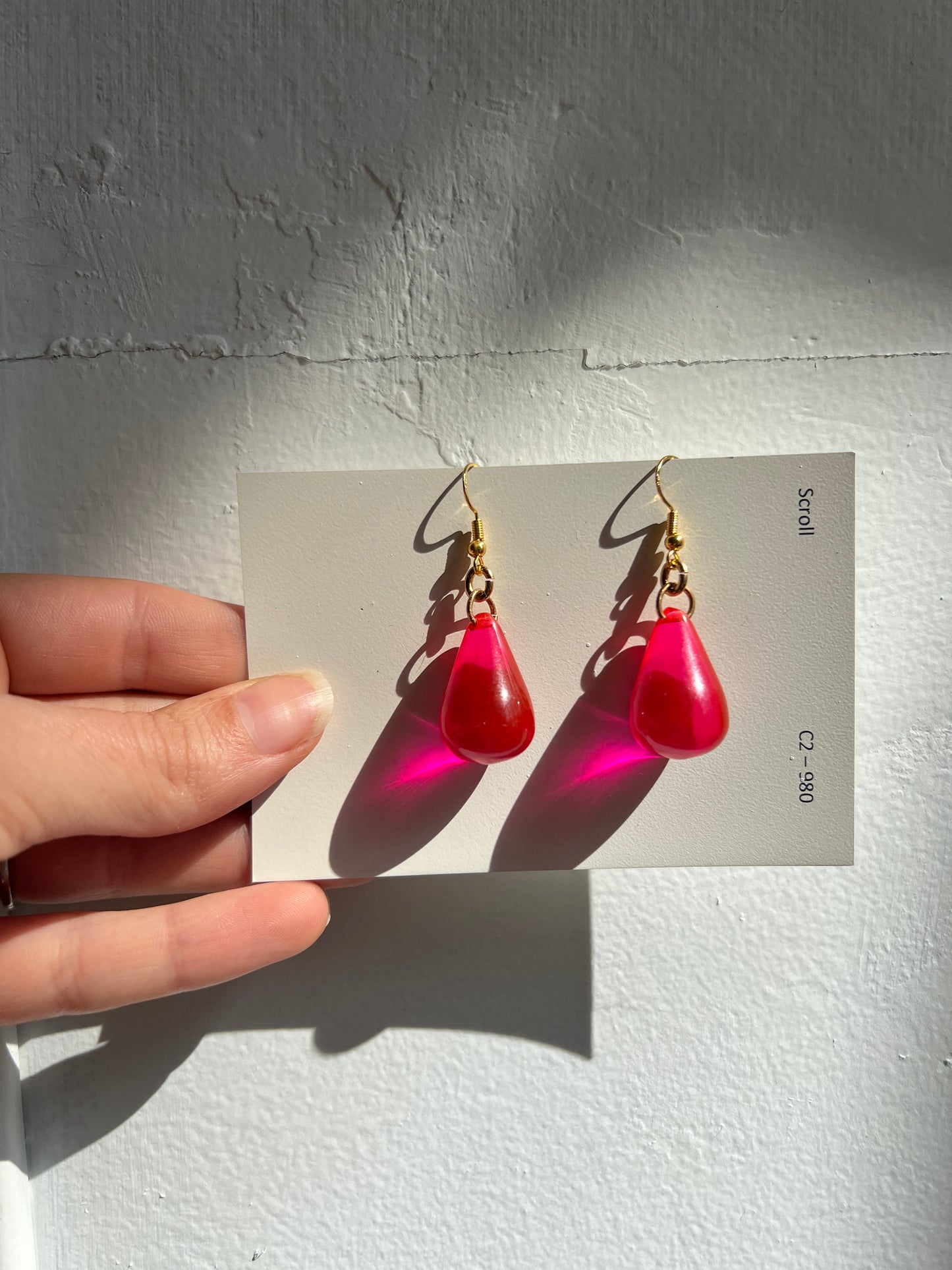 Vintage 1930s Lucite Drops
