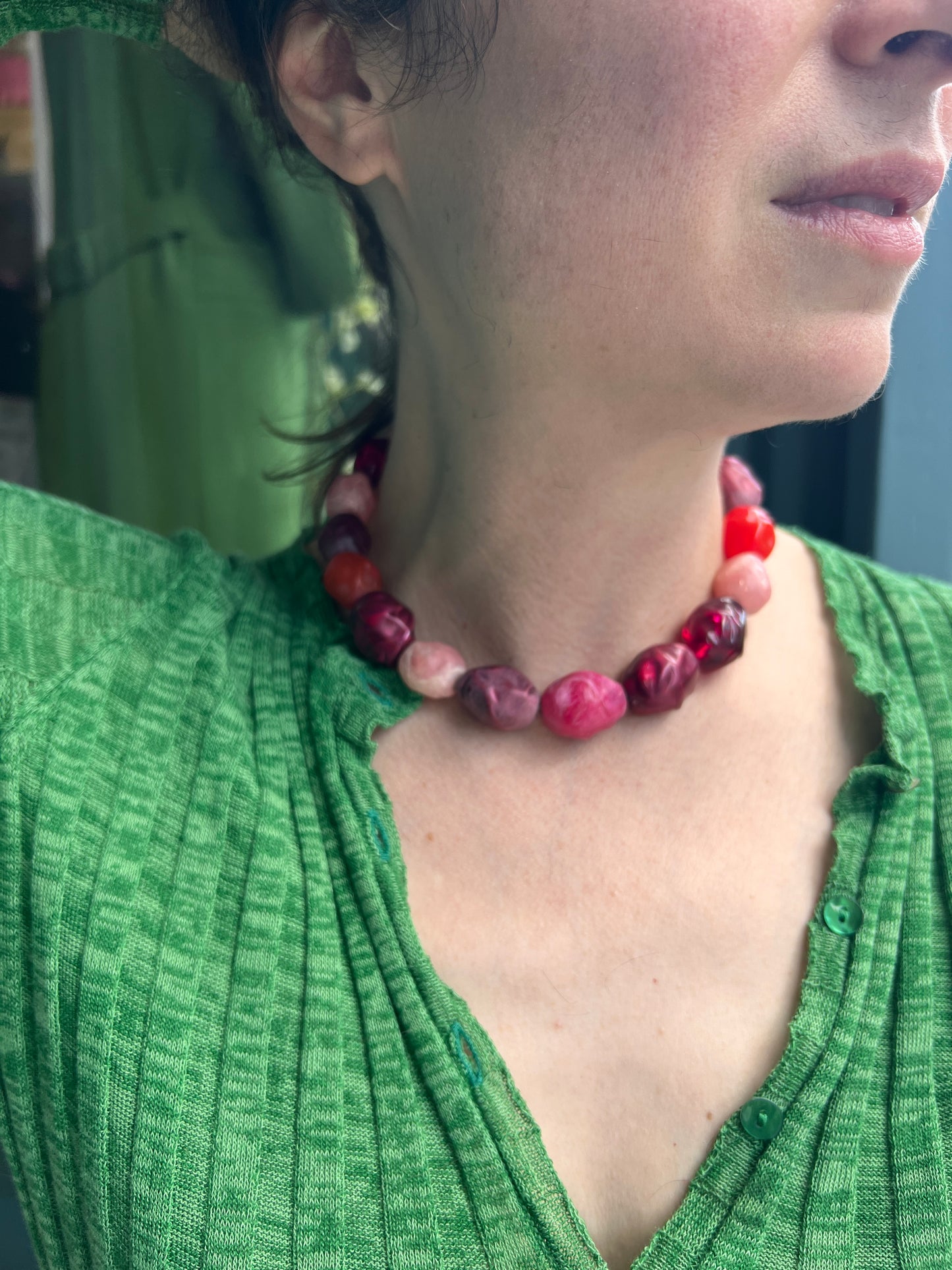 1960s Chunky Bead Choker by Coro