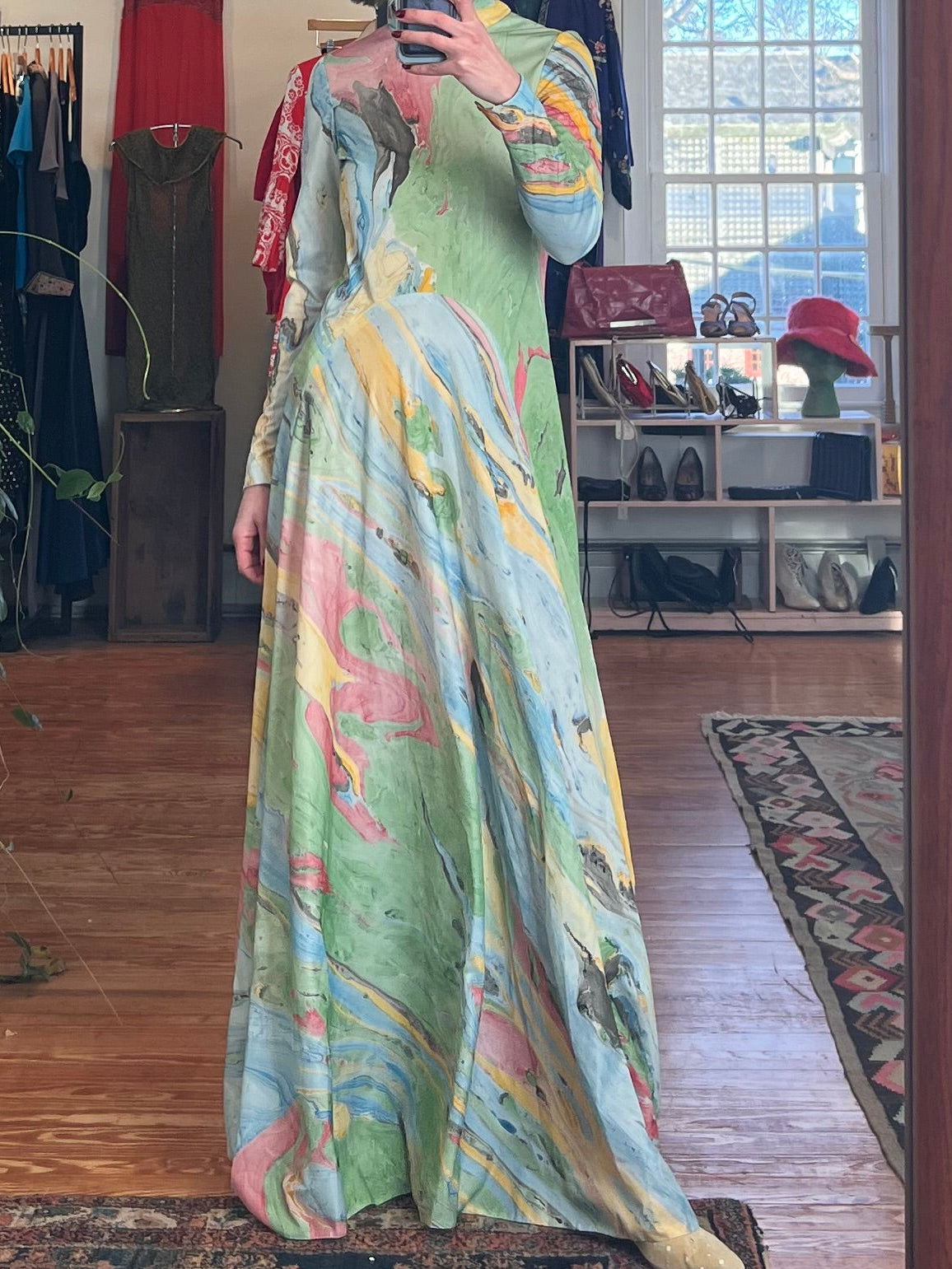 1970s Don Luis de Espana Marbled Maxi S/M