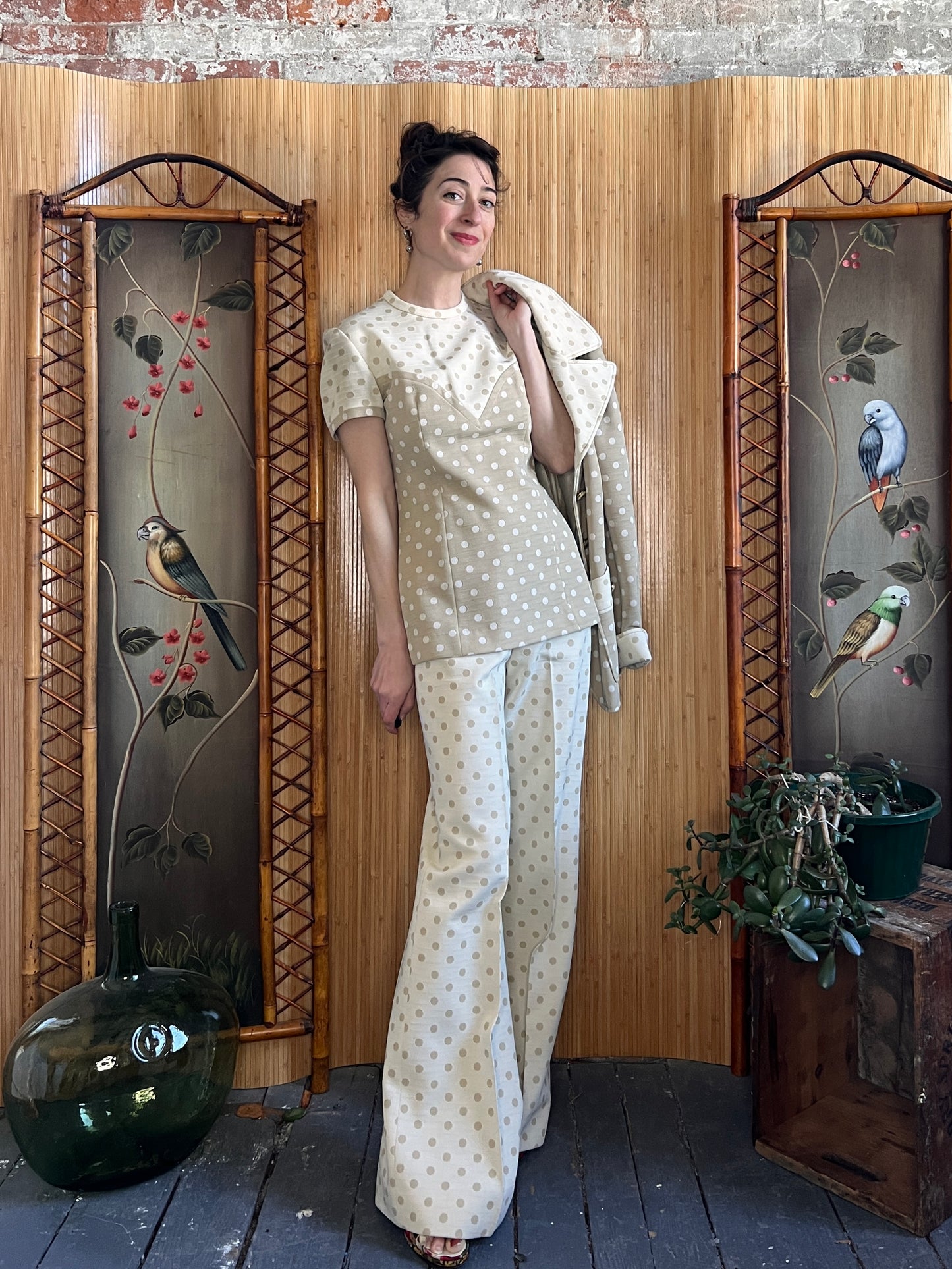 1960s Lilli Ann 3-Piece Knit Suit S/M