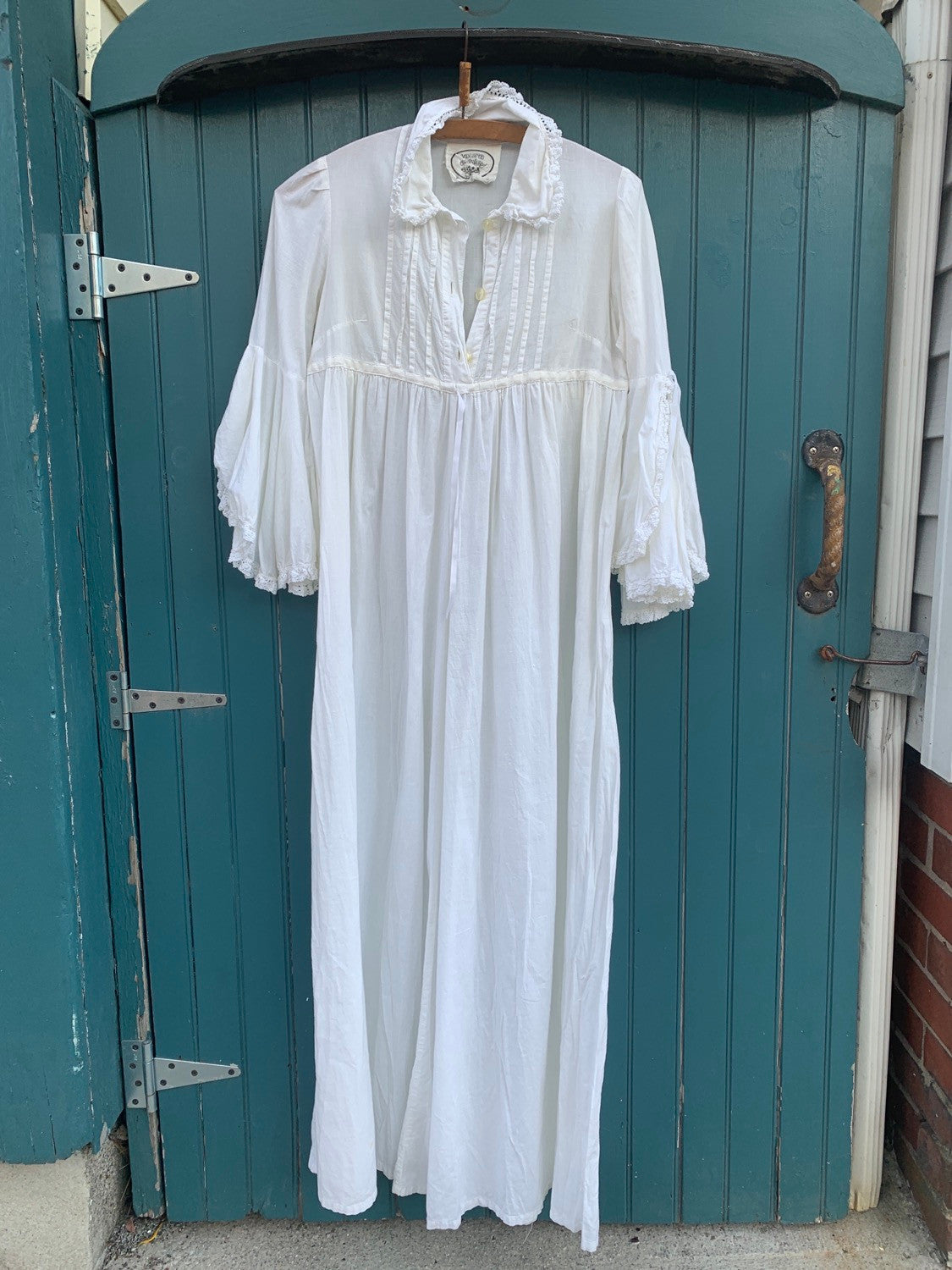Early Laura Ashley 'Made in Wales' White Night Dress