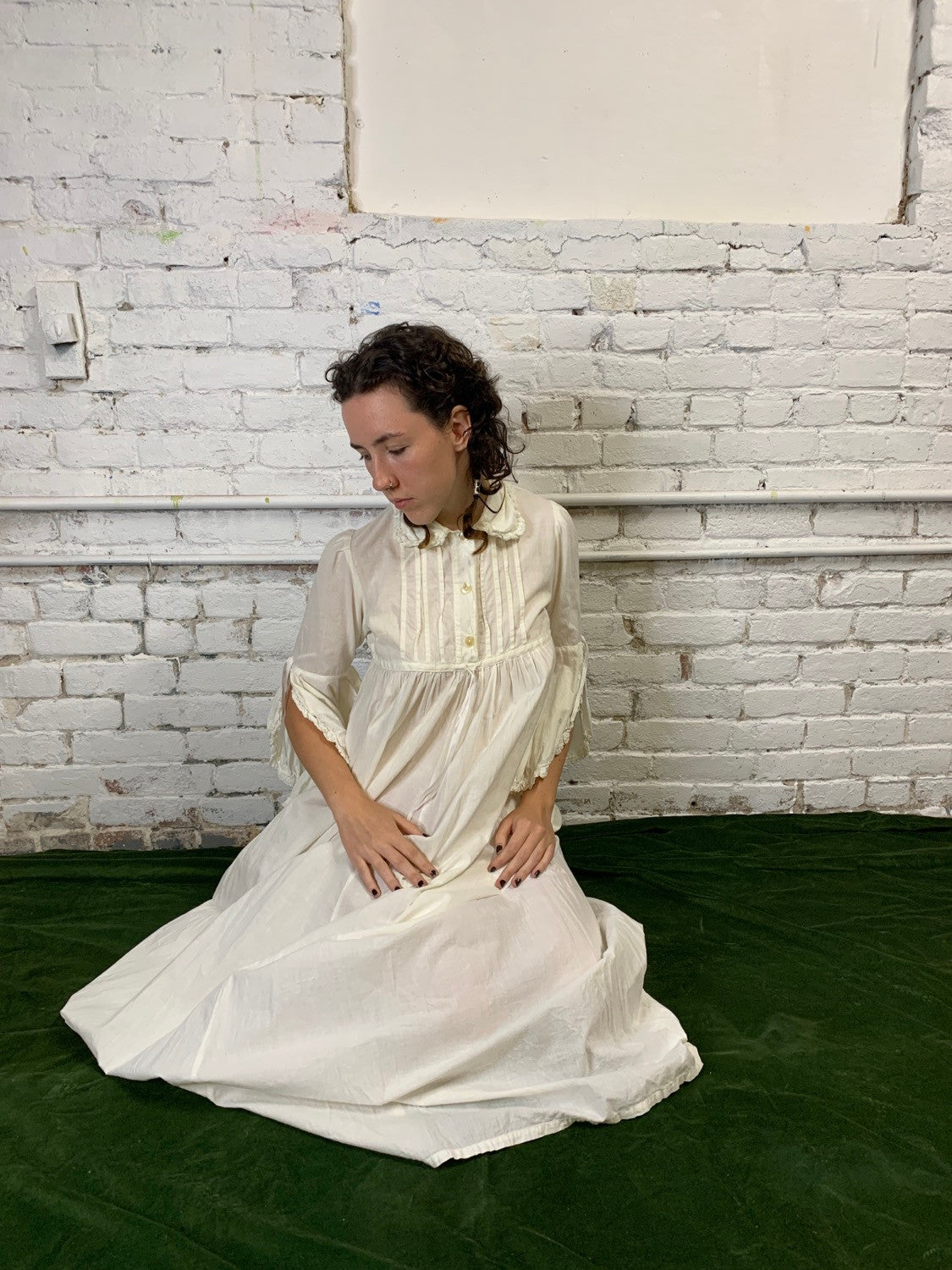 Early Laura Ashley 'Made in Wales' White Night Dress
