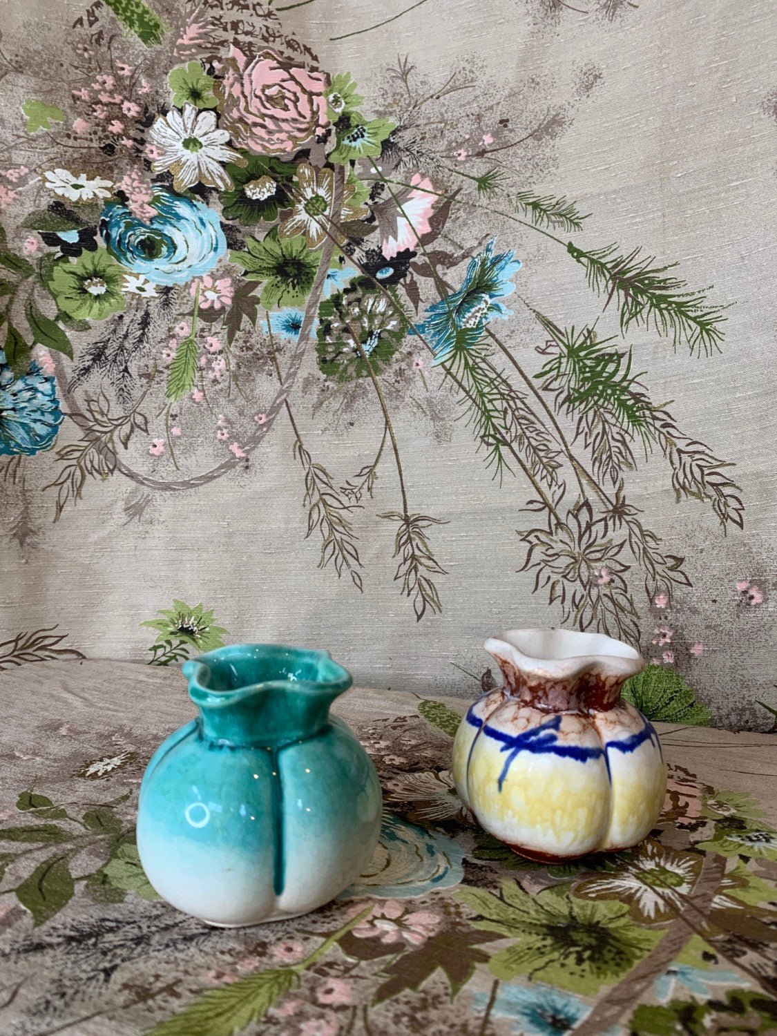 Weimar Era German Pinch-Pot Miniature Vases