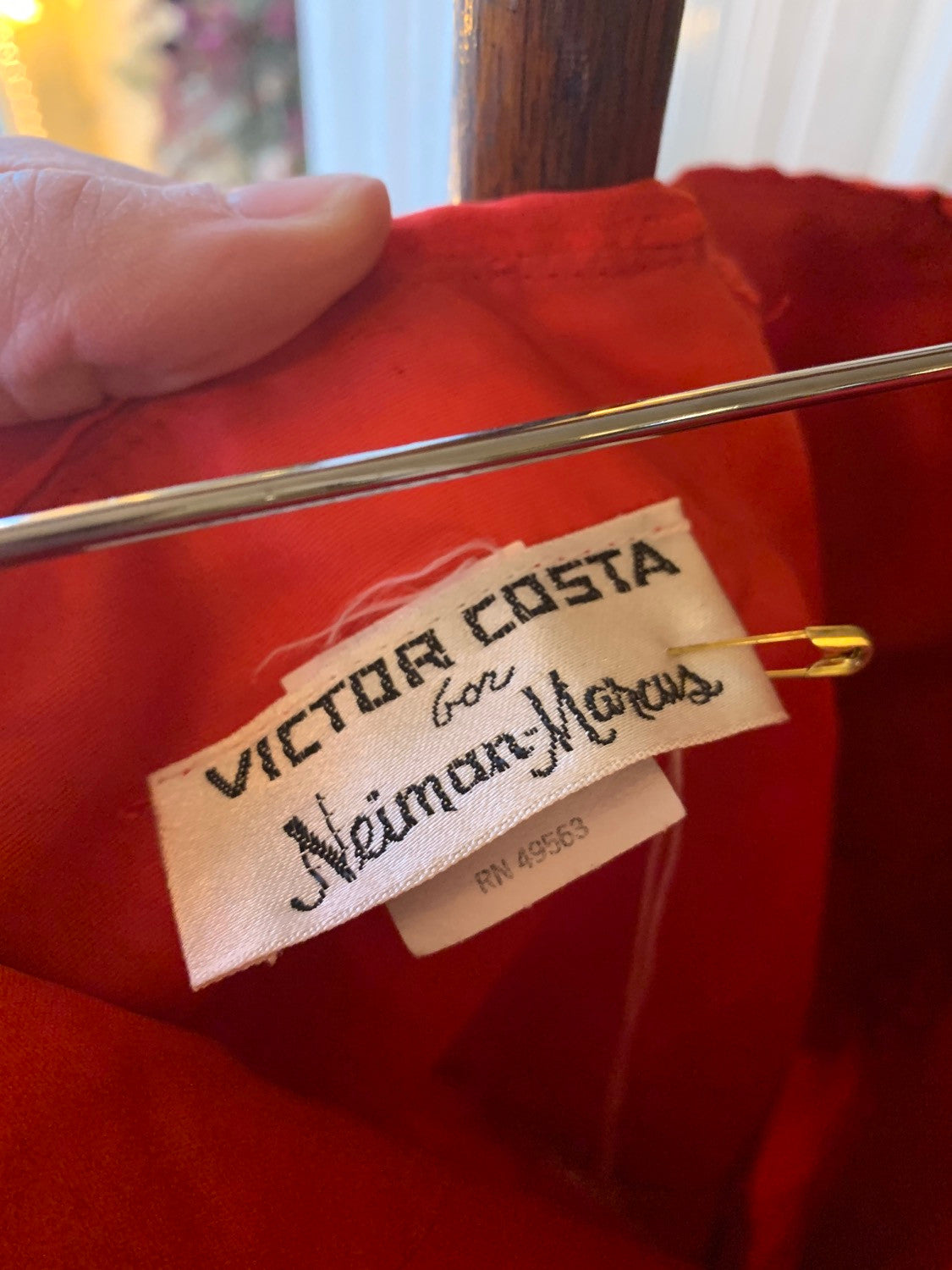 1970s Victor Costa Chiffon Strapless Gown S