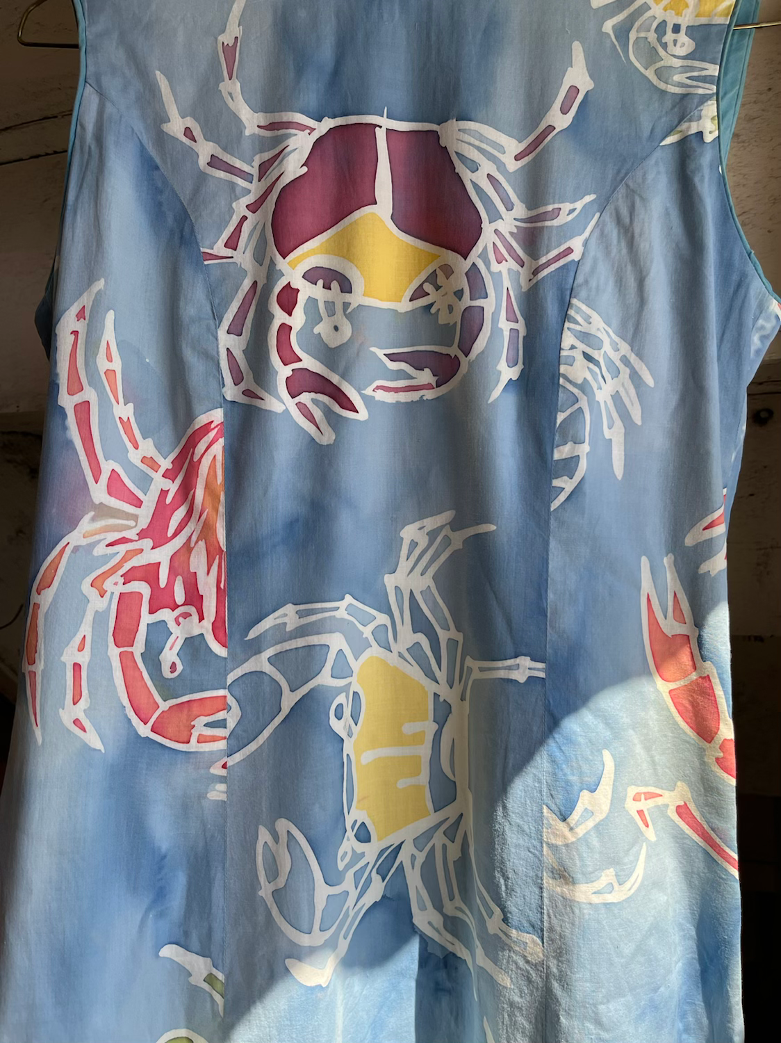 Crabs Crabs Crabs! Cotton Maxi Dress S/M