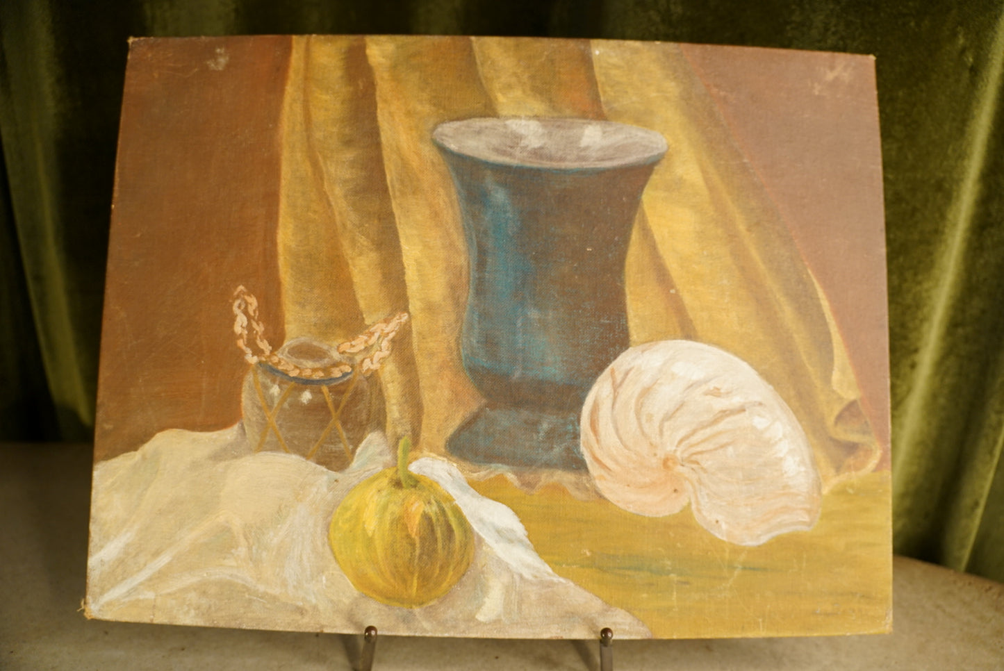 Vintage Still Life Oil Painting