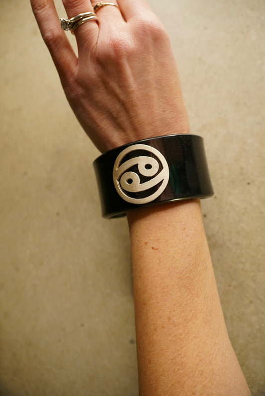 Ilias Lalaounis Resin and Sterling Cuff Bracelet