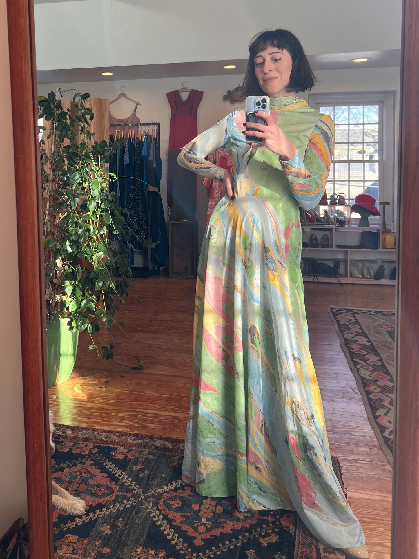 1970s Don Luis de Espana Marbled Maxi S/M