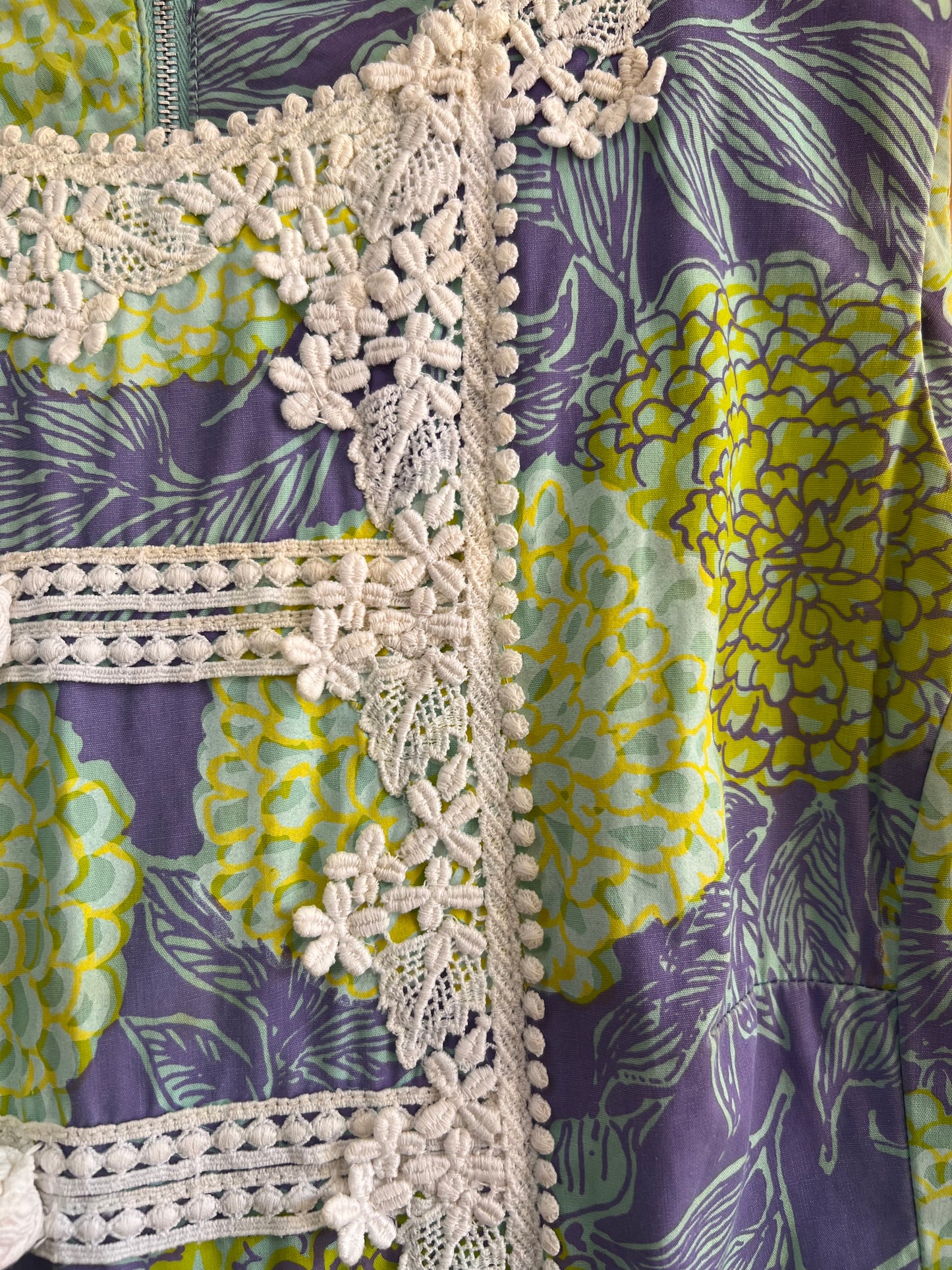 1960s 1st Gen Lilly Pulitzer "The Lilly" Floral Shift Mini Dress S
