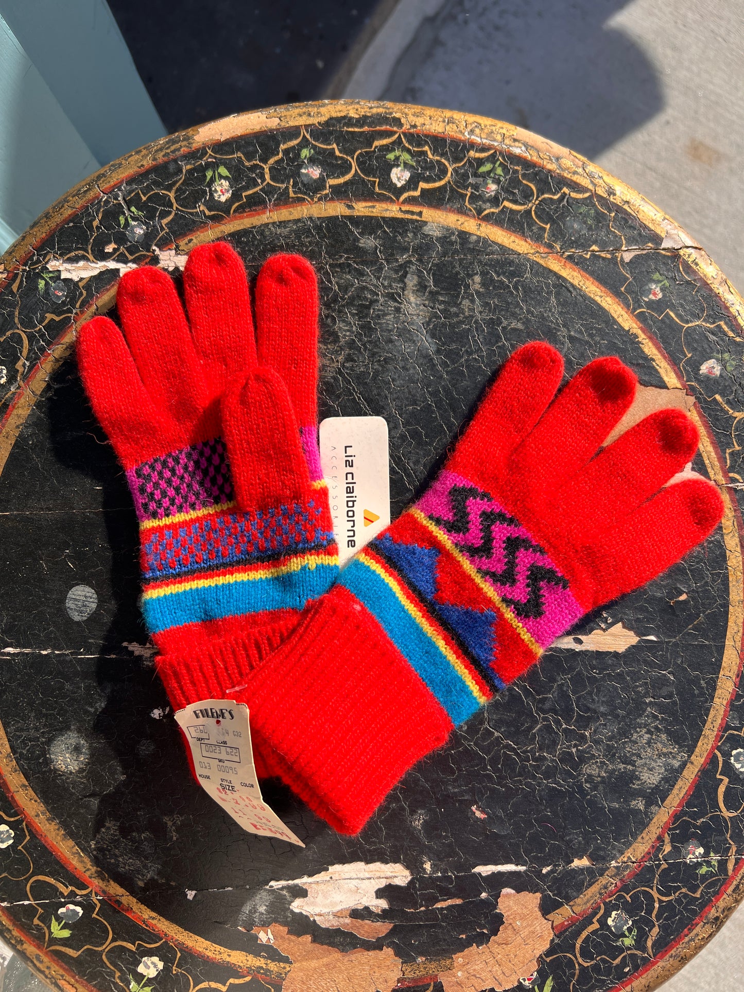 1980s Liz Claiborne Wool Gloves