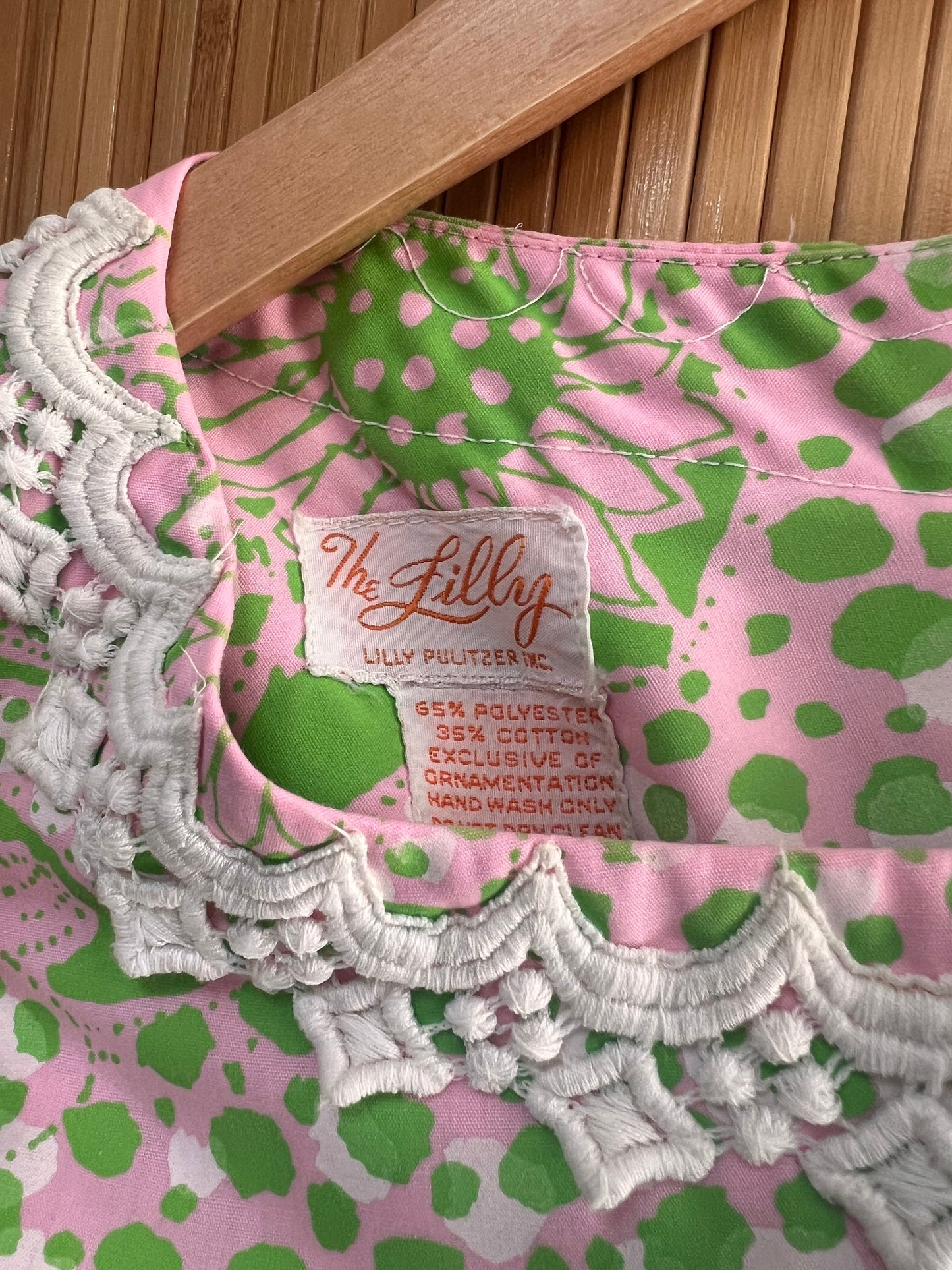 Rare 1960s "The Lilly" Lilly Pulitzer Leopard & Daisy Print Midi Dress M