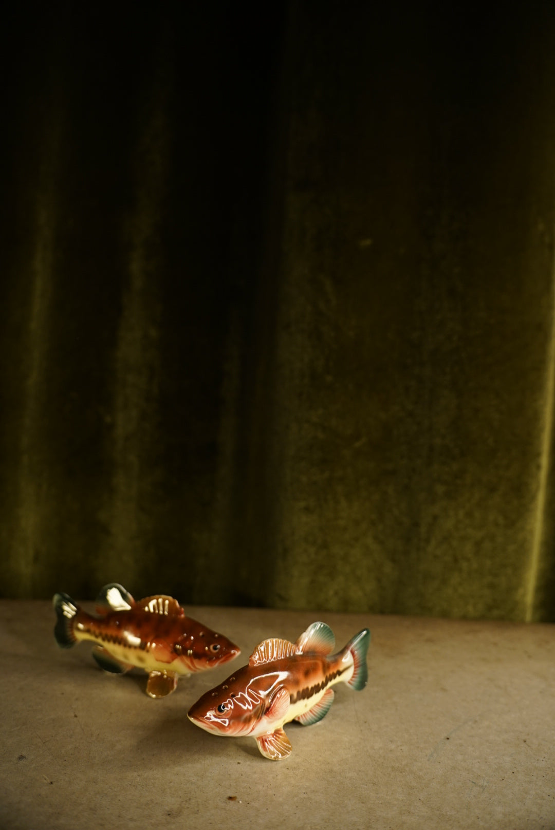 Pair of Large Mouth Bass S&P Shakers