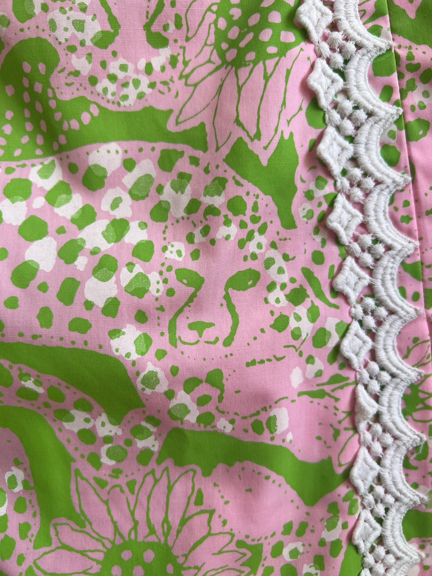 Rare 1960s "The Lilly" Lilly Pulitzer Leopard & Daisy Print Midi Dress M