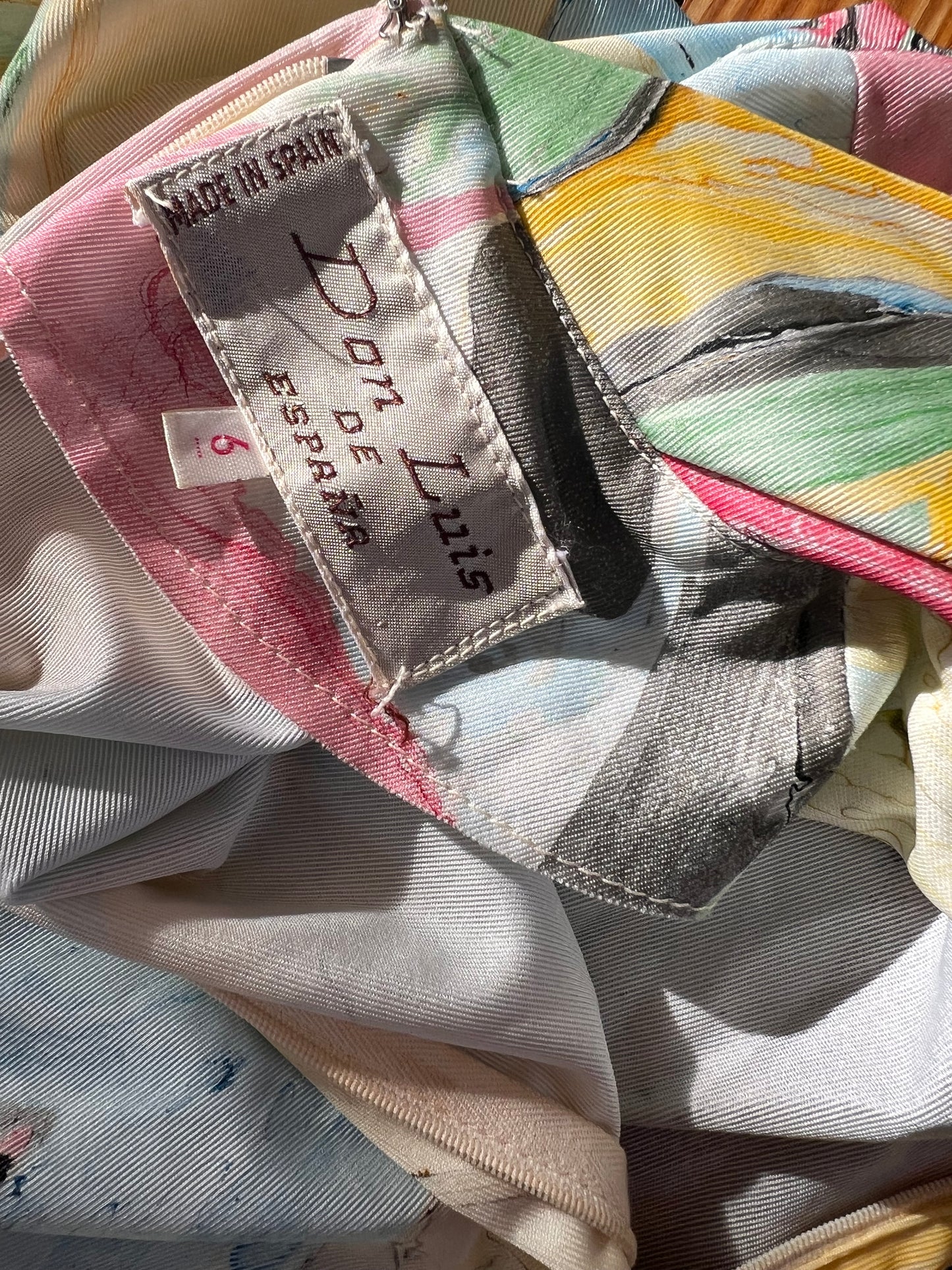 1970s Don Luis de Espana Marbled Maxi S/M