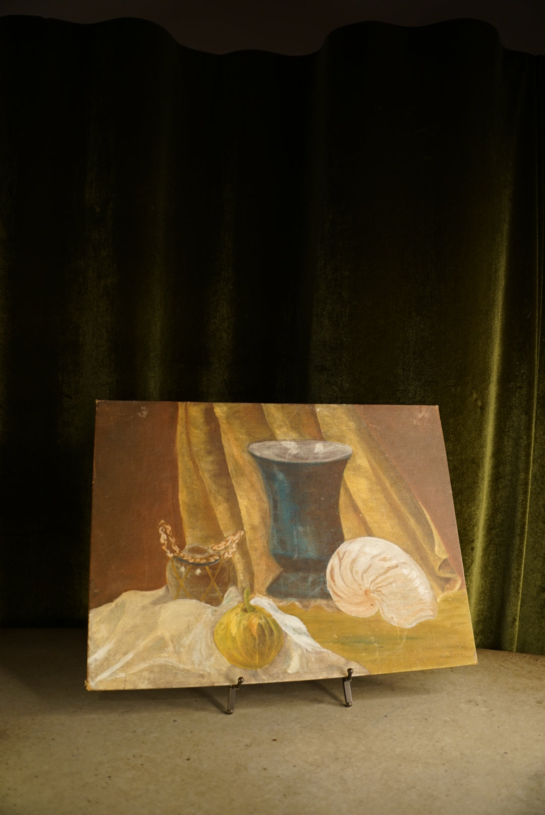 Vintage Still Life Oil Painting