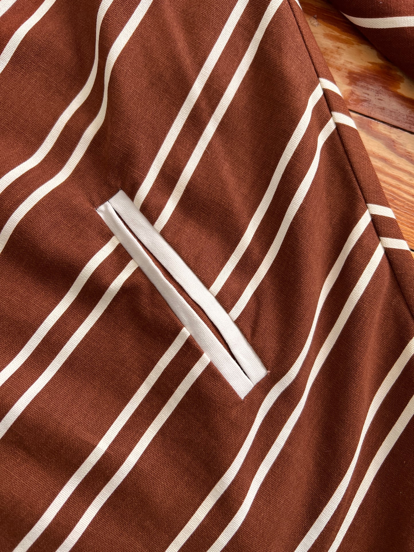 1960s Mod-Tastic Two-Piece Chevron Romper and Swing Coat Set