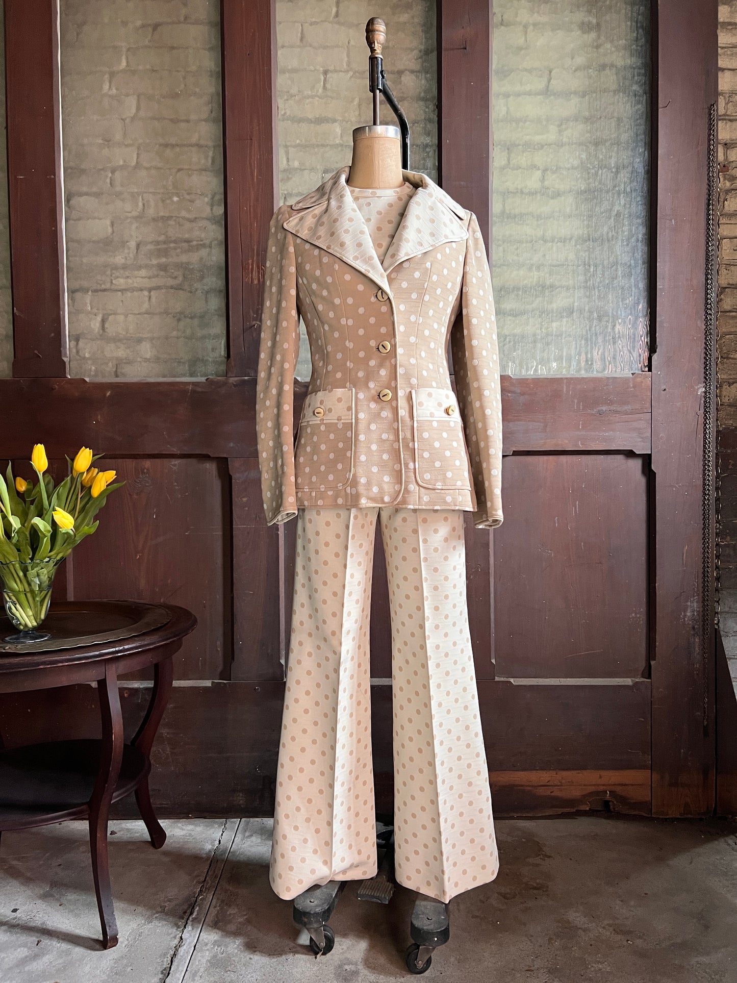 1960s Lilli Ann 3-Piece Knit Suit S/M