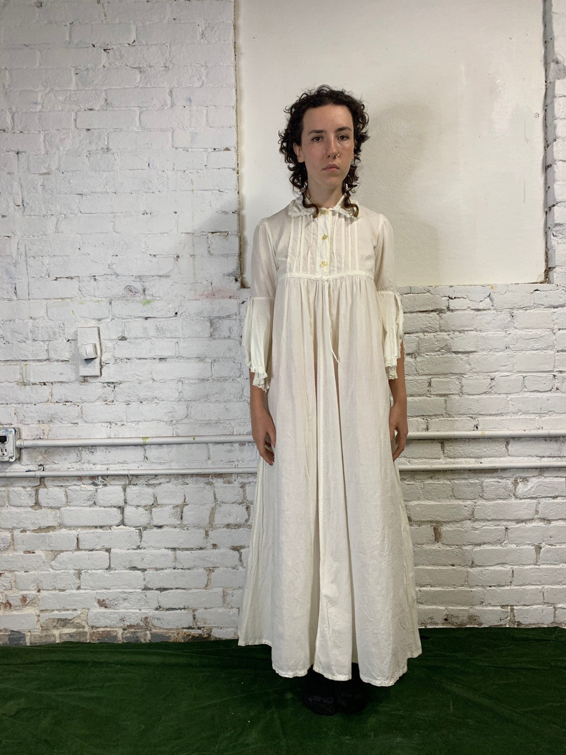 Early Laura Ashley 'Made in Wales' White Night Dress