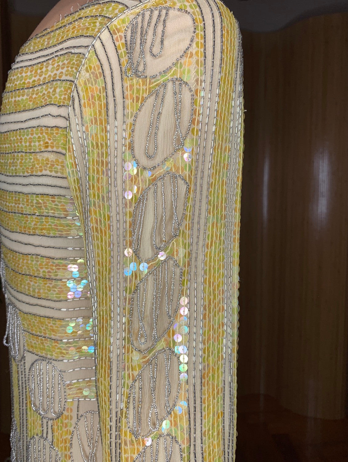 Deco Beads Flapper Dress M